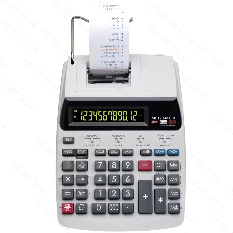 Commercial Printing Calculator - Calculatrice d'impression MP120-MG pour l'hôtellerie, la