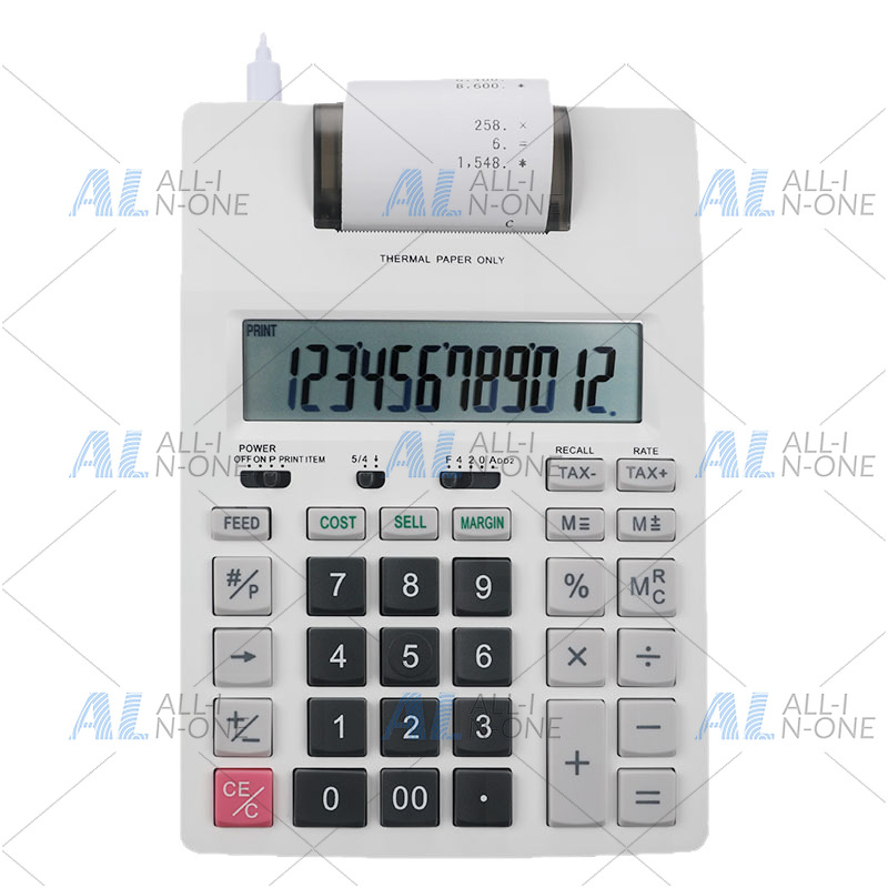 Commercial Printing Calculator - Calculatrice de bureau professionnelle monochrome pour